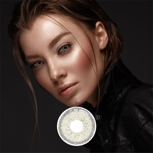 1Pair FDA Certificate Eyes Beautiful Pupil Colorful Girl Cosplay Contact Lenses MY WAY GRAY