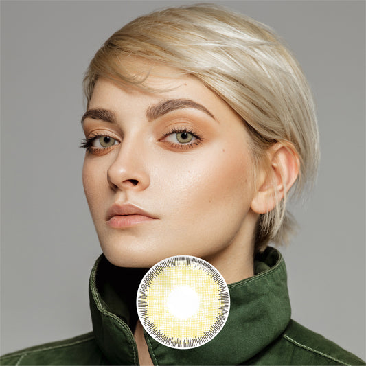 1Pair FDA Certificate Eyes Beautiful Pupil Colorful Girl Cosplay Contact Lenses EMILY BROWN