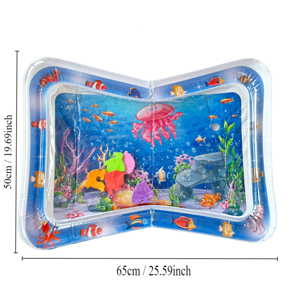 Crawling water mat baby inflatable water mat summer ocean water filling ice mat octopus water mat baby toy
