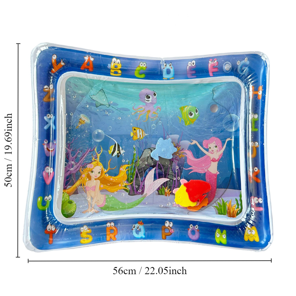Crawling water mat baby inflatable water mat summer ocean water filling ice mat octopus water mat baby toy