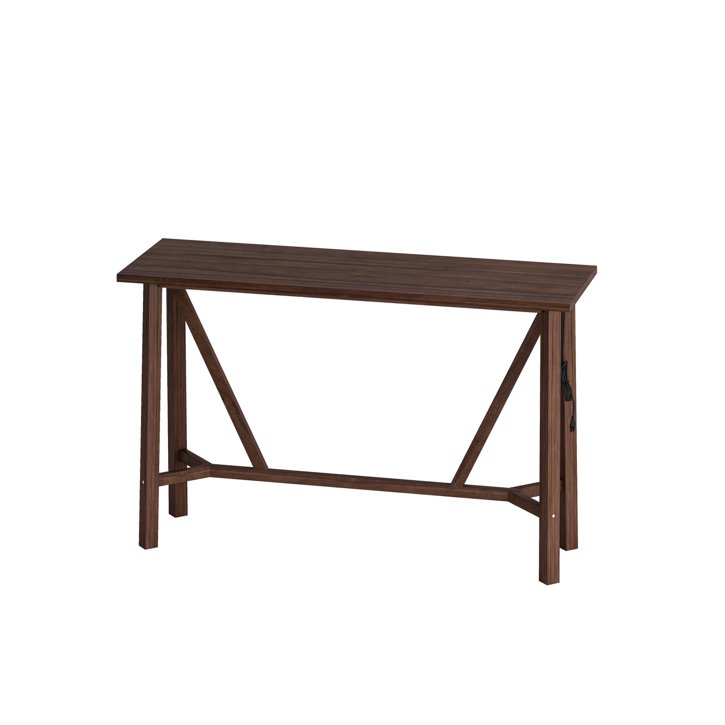 Modern 5-Piece Dining Table Set with Power Outlets Bar Kitchen Table Set