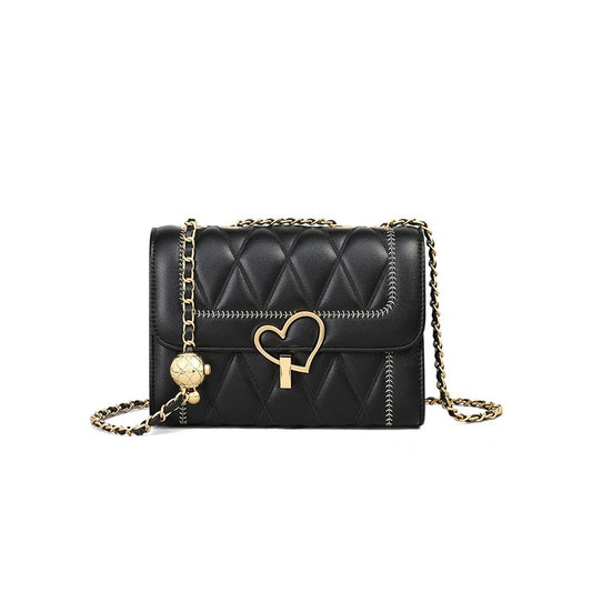 Summer retro crossbody women's bag single shoulder rhombus chain bag versatile ins