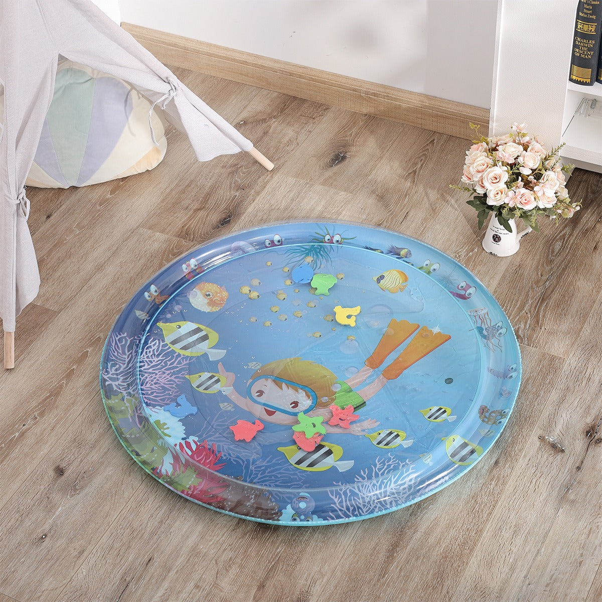 Crawling water mat baby inflatable water mat summer ocean water filling ice mat octopus water mat baby toy