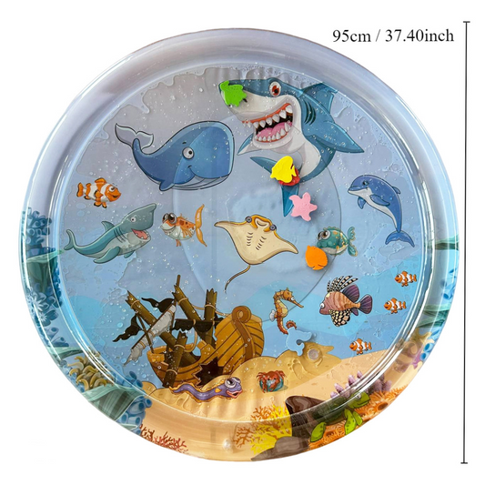Crawling water mat baby inflatable water mat summer ocean water filling ice mat octopus water mat baby toy